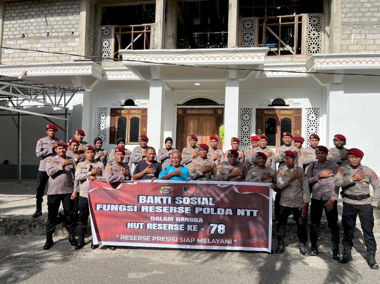 Bakti Sosial Satreskrim dan Satresnarkoba Polres Alor dalam Rangka HUT ke-78 Reserse Polri