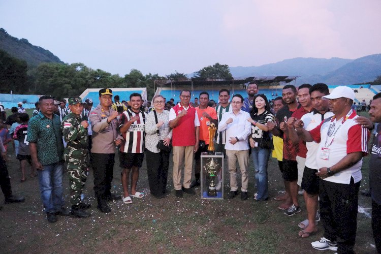 POLRES ALOR AMANKAN FINAL DAN PENUTUPAN TURNAMEN GARUDA GERINDRA CUP I TAHUN 2025