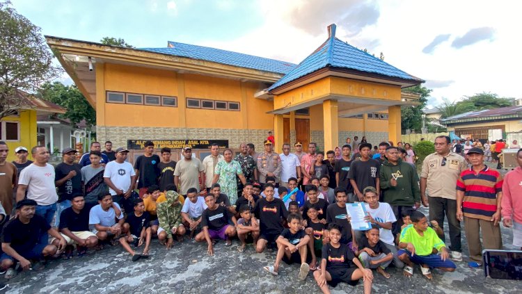 Polres Alor Fasilitasi Pertemuan hingga Perdamaian Pemuda Batutenata–Lipa Bawah, Wujud Nyata Komitmen Polri Jaga Kamtibmas