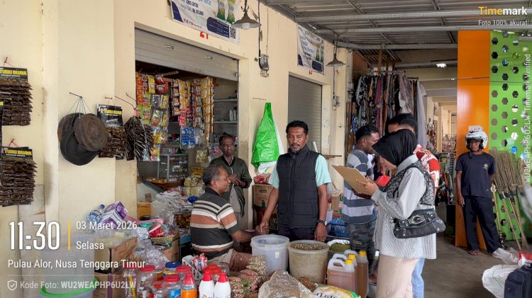 Unit Tipidter Satreskrim Polres Alor Intensifkan Pengawasan Harga Bahan Pangan