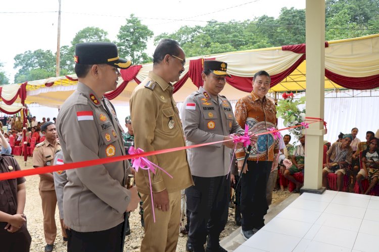 Kapolda NTT Resmikan Pospol Umbu Ratu Nggay Barat, Perkuat Pelayanan Kepolisian di Sumba Tengah
