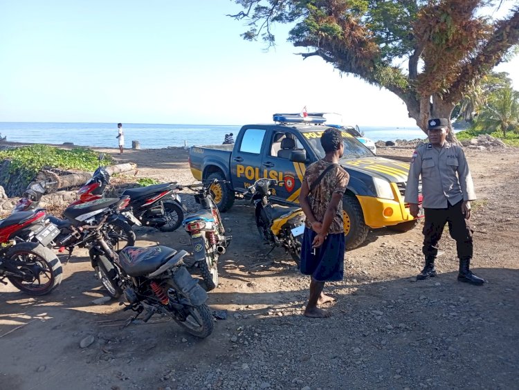 Polsek Pantar Intensifkan Sambang Pasar Inpres Kabir, Sampaikan Pesan Kamtibmas kepada Masyarakat