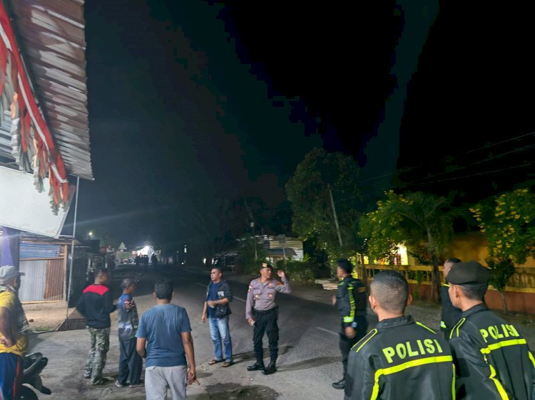 Satuan Samapta Polres Alor Intensifkan Patroli Dialogis Presisi untuk Menjaga Stabilitas Kamtibmas