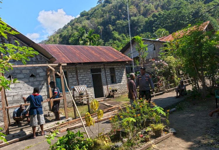 Polsubsektor Pureman Intensifkan Patroli dan Sambang Kamtibmas, Ajak Warga Desa Purnama Jaga Keamanan Lingkungan