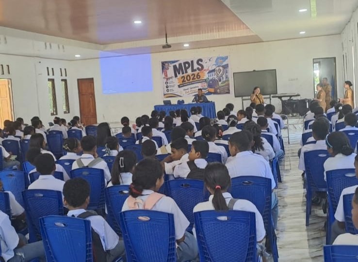 Polres Alor Sosialisasikan NTT Zero TPPO kepada Siswa Baru, Tanamkan Kesadaran Digital Sejak Dini