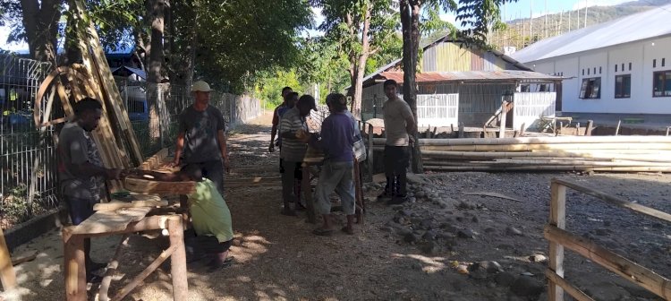 Polsek Alor Timur Laksanakan Patroli dan Sambang Kamtibmas di Gereja Ebenheser Maritaing, Ajak Warga Jaga Keamanan Lingkungan