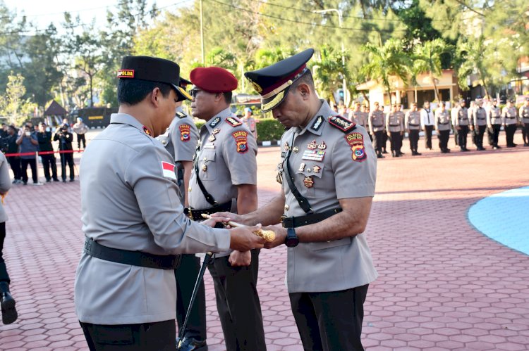 *Polda NTT Gelar Upacara Serah Terima dan Pelantikan Pejabat Utama serta Kapolres Jajaran