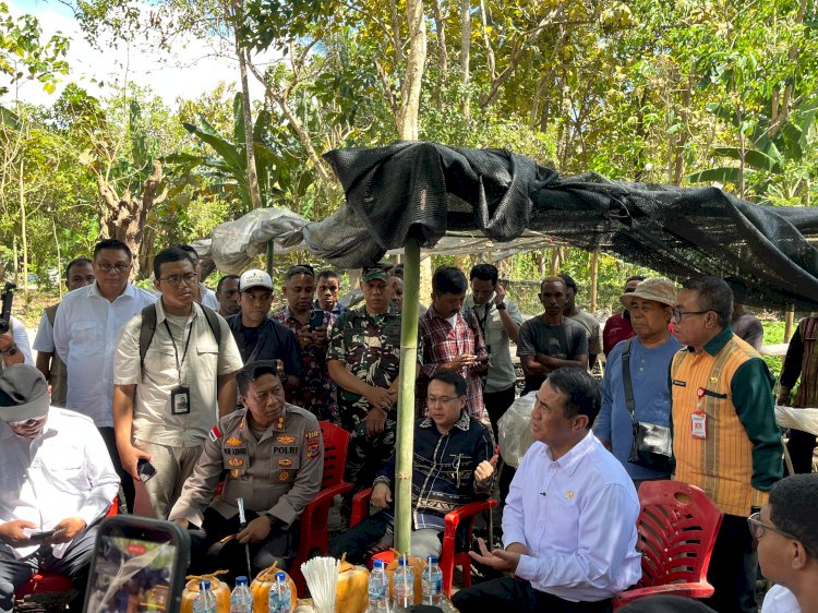 Mentan RI Kunjungi Alor, Kapolres Turun Langsung Pastikan Pengamanan Berjalan Kondusif