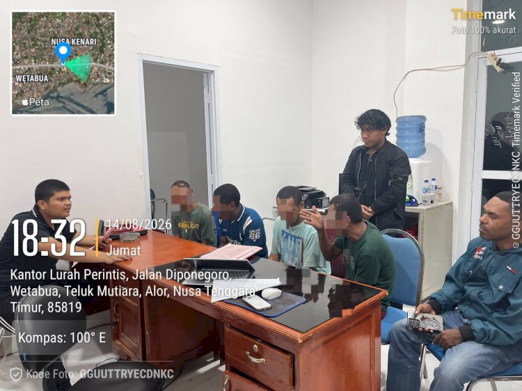 Polres Alor Limpahkan Tersangka dan Barang Bukti Kasus Dugaan Pengeroyokan ke Kejaksaan