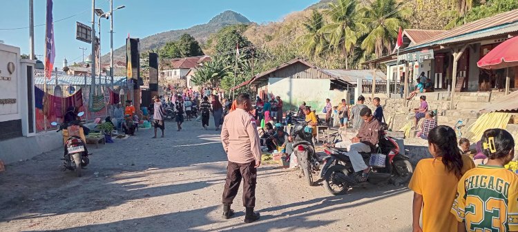 Polsubsektor Bakalang Intensifkan Patroli Pasar untuk Jaga Kamtibmas