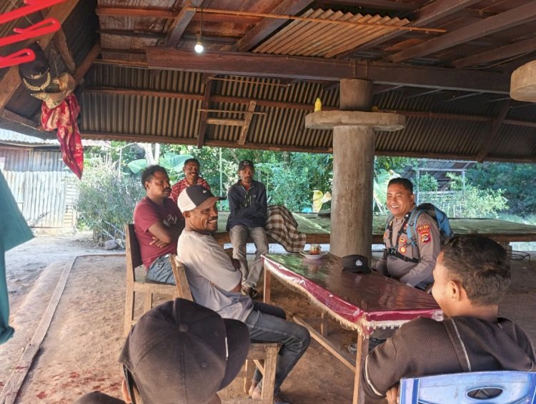 Polsubsektor Pureman Laksanakan Patroli Kamtibmas dan Sambang, Warga Langkuru Utara Diimbau Jaga Keamanan