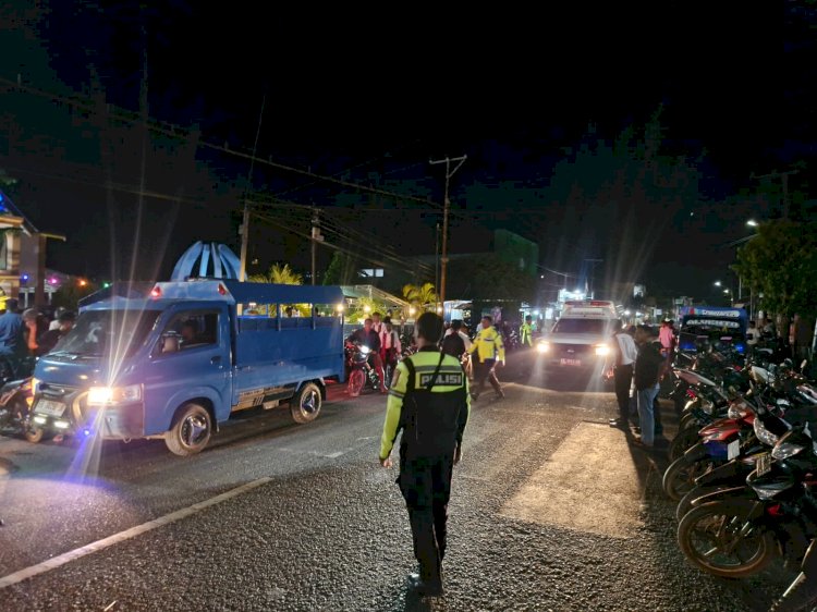 Polres Alor Kawal Pembukaan HUT Klasis Teluk Kabola ke-11, Ratusan Jemaat Hadir, Situasi Aman dan Kondusif