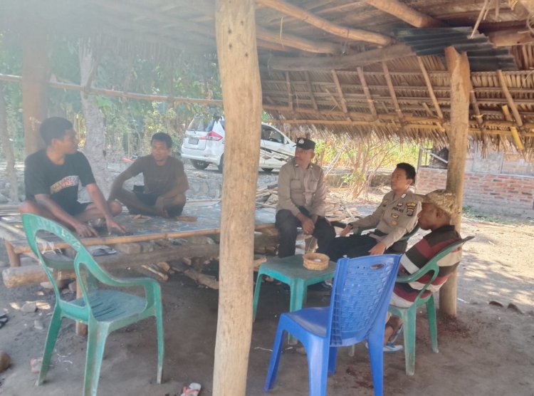 Polsek Alor Timur Gelar Patroli dan Sambang Warga Maritaing, Ajak Masyarakat Jaga Kamtibmas