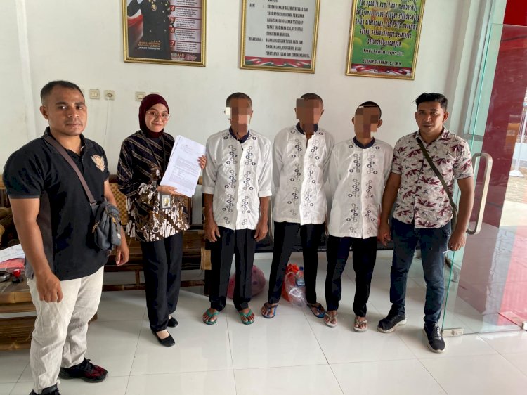 Polres Alor Serahkan Tiga Tersangka Dugaan Kekerasan Seksual terhadap Anak ke Kejaksaan