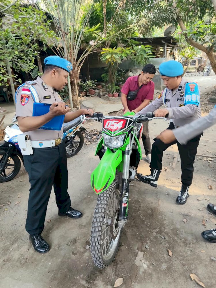 Seksi Propam Polres Alor Gelar Gaktiblin Kendaraan Personel di Tengah Operasi Patuh Turangga 2026