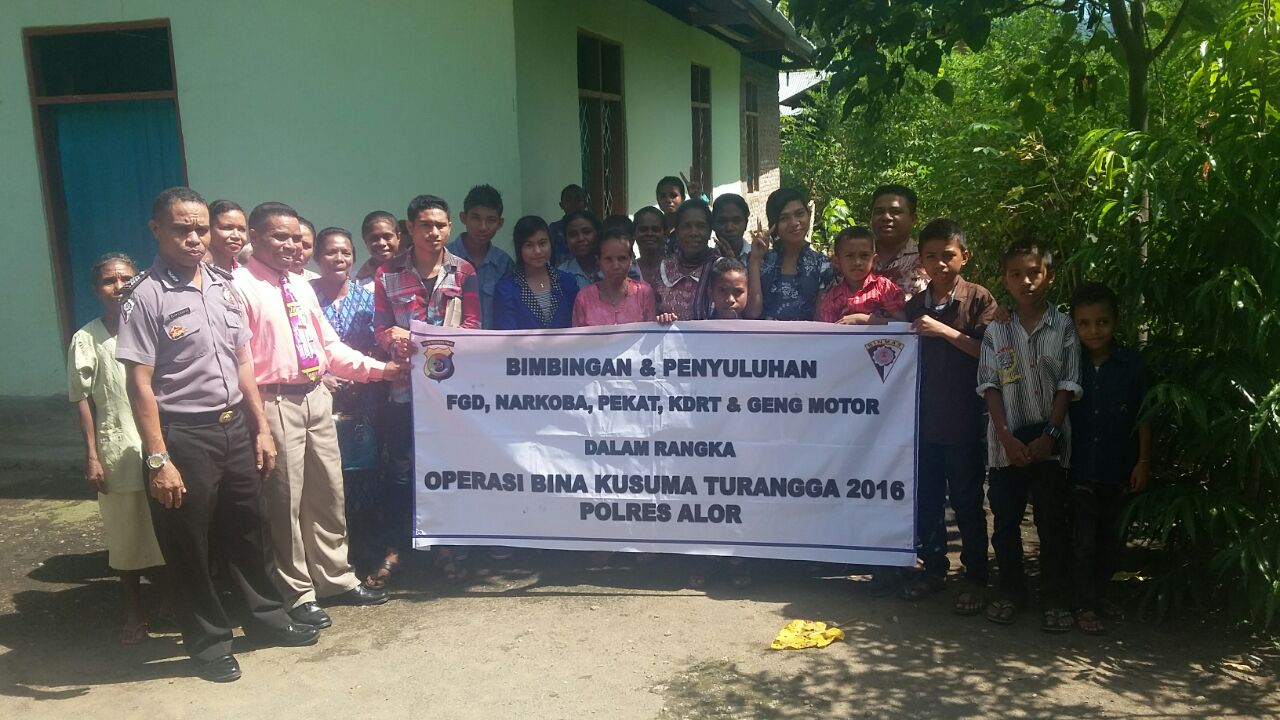 Satuan Binmas Polres Alor Turun Ke Tempat Ibadah Dalam Rangka Operasi Bina Kusuma Turangga 2016