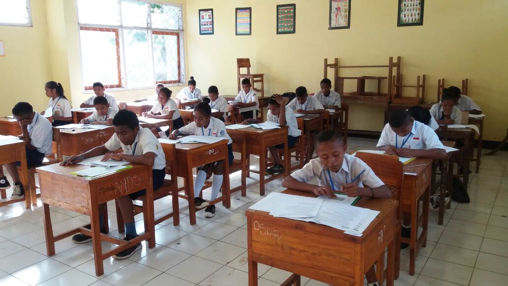 Polres Alor Amankan Pelaksanaan Ujian Nasional Tingkat SMP/Mts