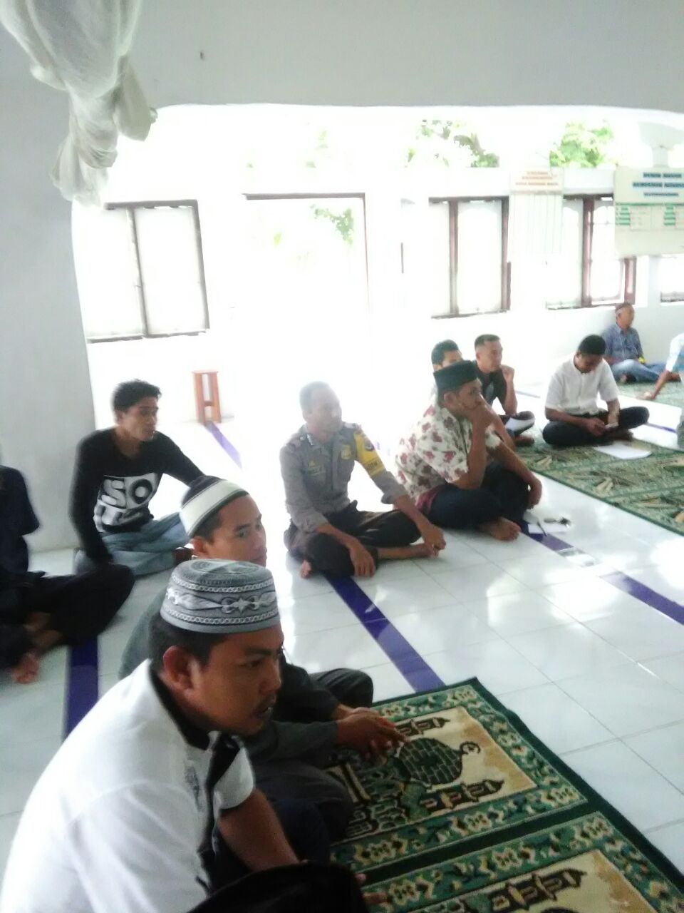 Dianggap Panutan Masyarakat, Brigpol M Rusli Bala Di Minta Hadir Dalam Rapat Pemilihan Ta'mir Masjid Nurul Haq Moepali - Kab. Alor