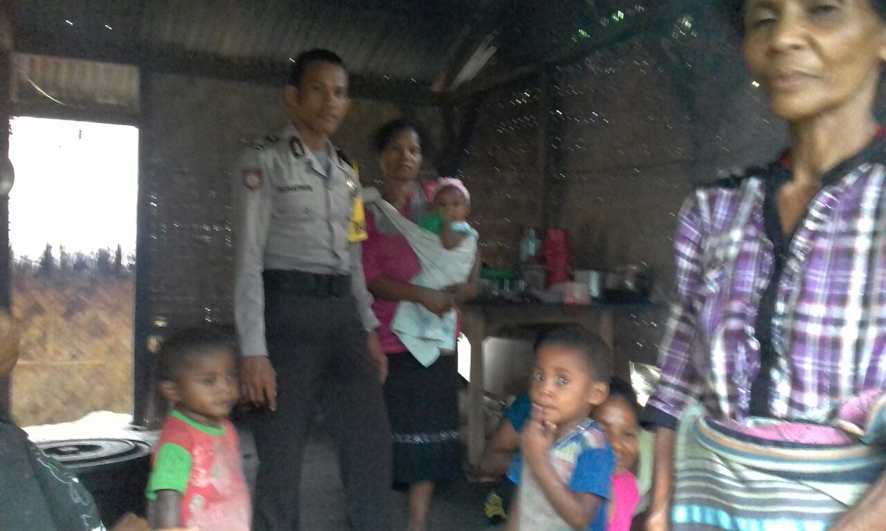 Bhabinkamtibmas Polsek Atu Himbau Warga Tidak Terpengaruh Dengan Isu Penculikan Anak di Medsos