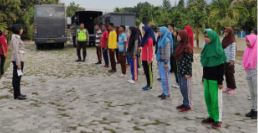 Sat Lantas Polres Alor Berikan Pelatihan PKS  (Patroli Keamanan Sekolah)